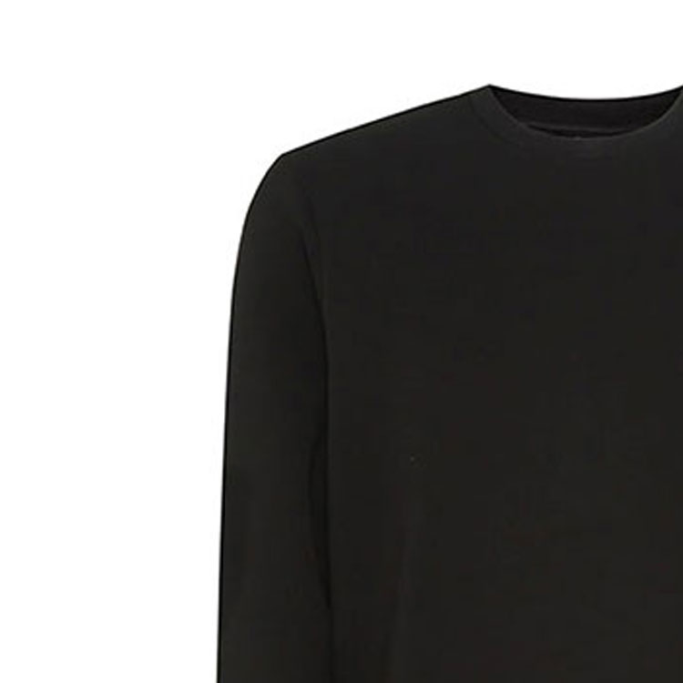 Emporio Armani  Slim Fit Eagle Embroidered Crewneck Sweatshirt Black SS22 3L1MFM-1JHSZ-0999 圖 6