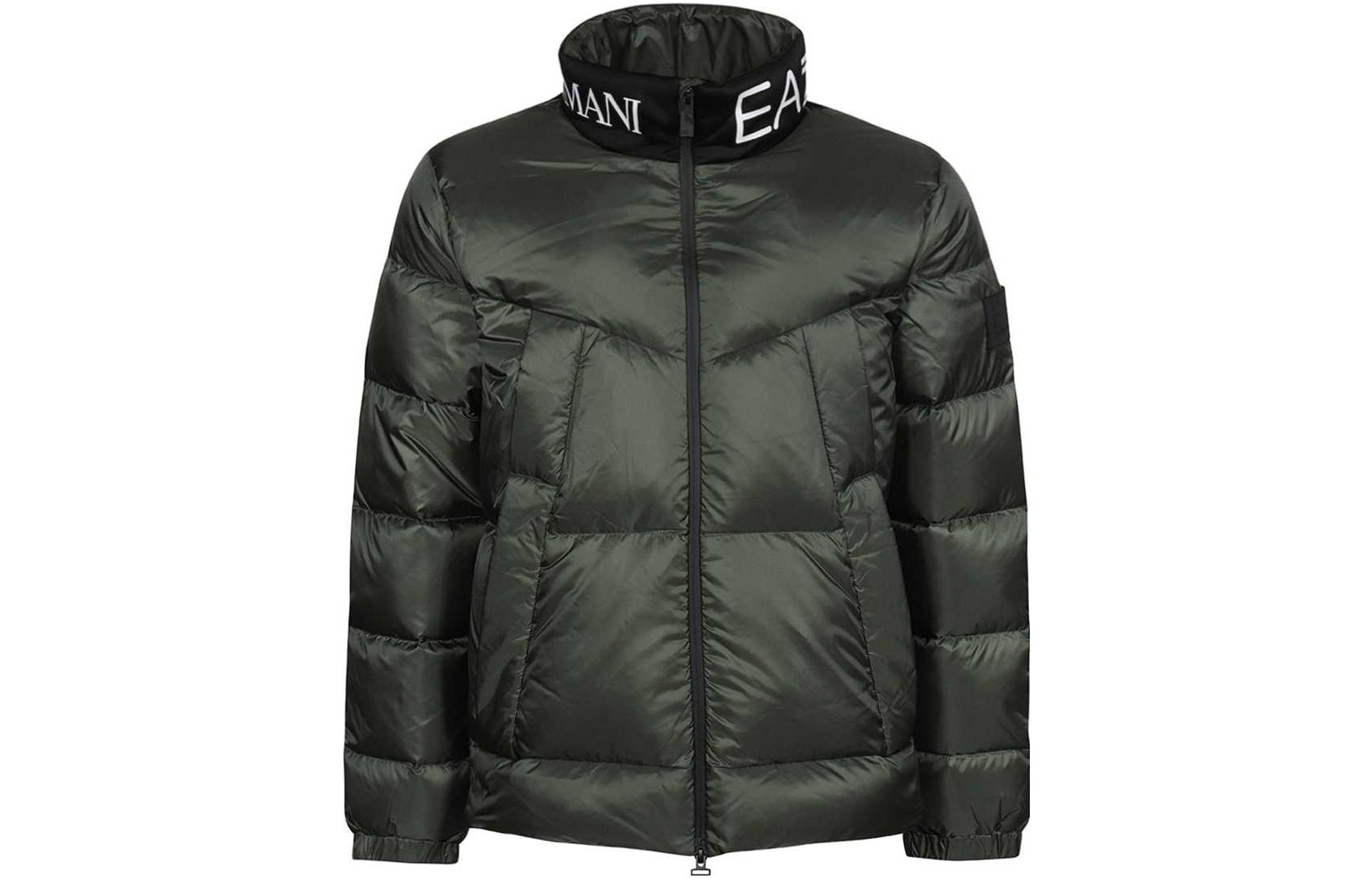 Emporio Armani  Slim Fit Lettered Collar Green Long Sleeve Jacket. 6RPB33-PNEOZ-1845 圖 2