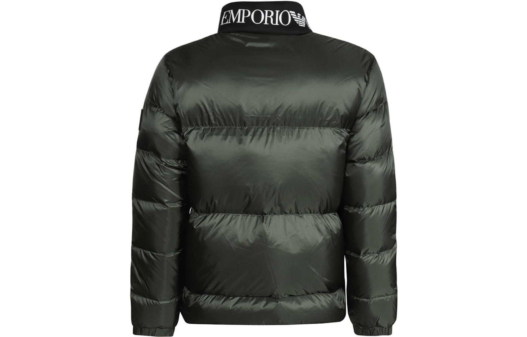 Emporio Armani  Slim Fit Lettered Collar Green Long Sleeve Jacket. 6RPB33-PNEOZ-1845 圖 3