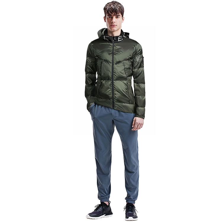 Emporio Armani  Slim Fit Lettered Collar Green Long Sleeve Jacket. 6RPB33-PNEOZ-1845 圖 4