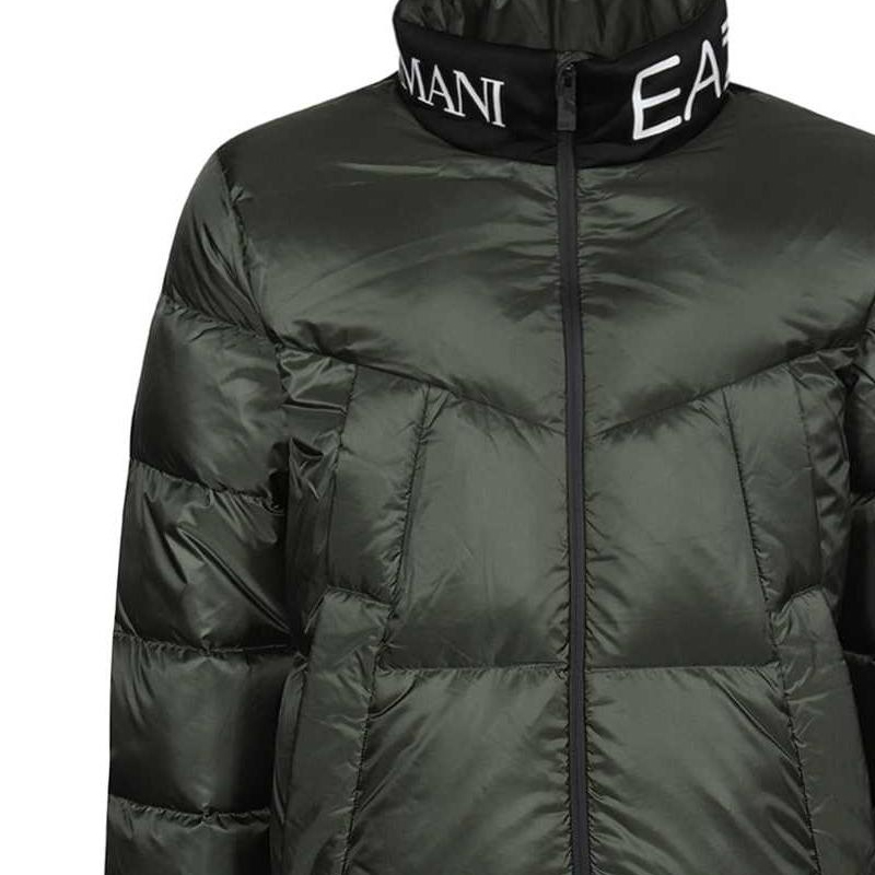 Emporio Armani  Slim Fit Lettered Collar Green Long Sleeve Jacket. 6RPB33-PNEOZ-1845 圖 6