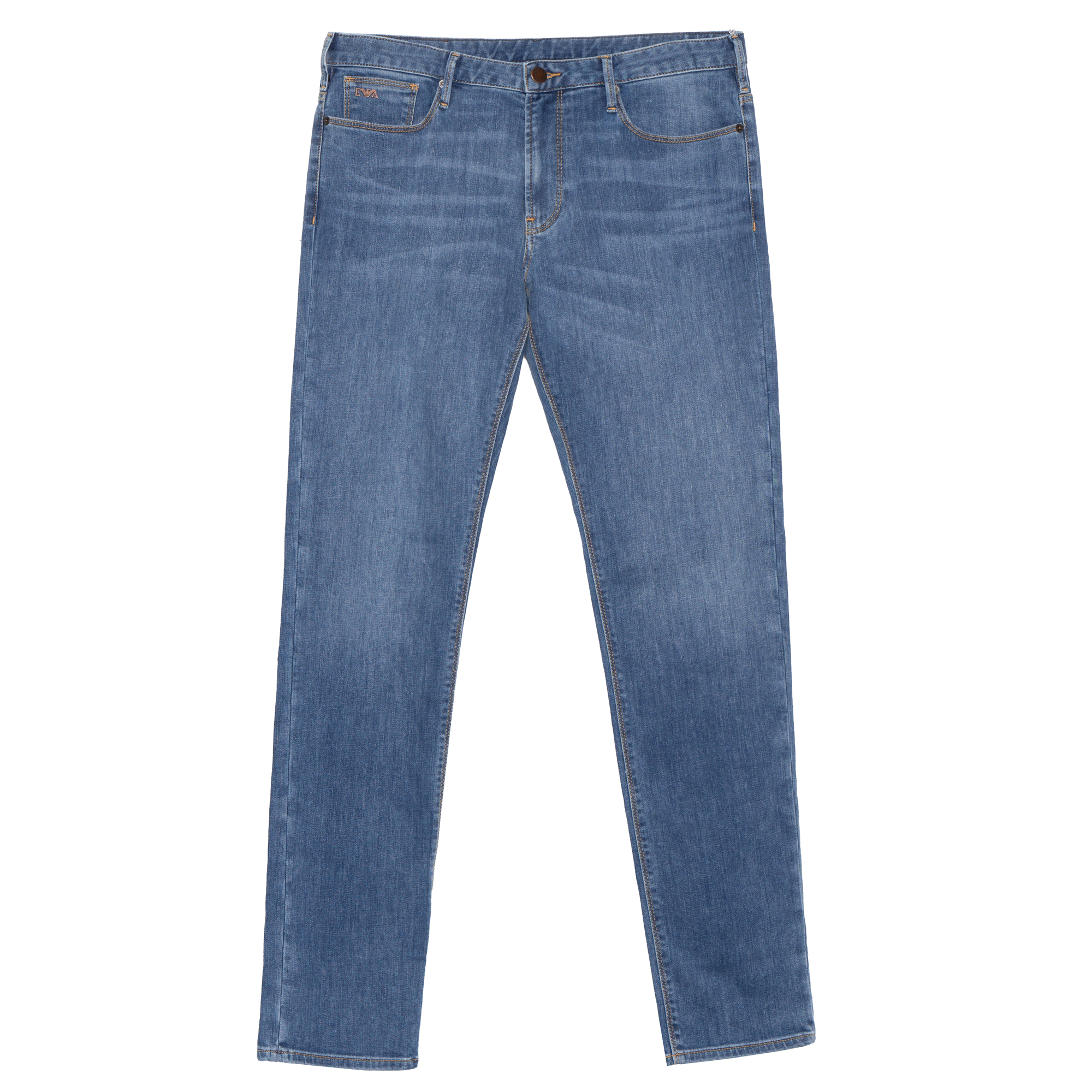 Emporio Armani  Slim Fit Light Blue Jeans with Eagle Logo SS22. 8N1J06-1G0LZ-0943 圖 2