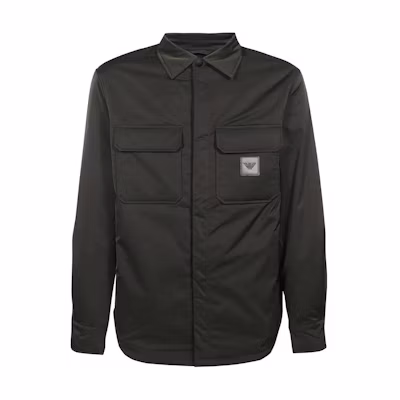 Emporio Armani Slim Fit Logo Long Sleeve Jacket Green 6L1CD5-1NZQZ-0558