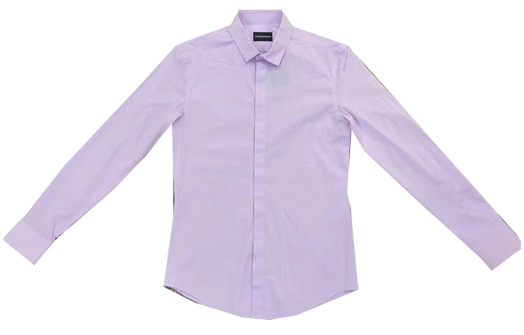 Emporio Armani  Slim Fit Long Sleeve Shirt Purple 01CC20-01C68-800 圖 2