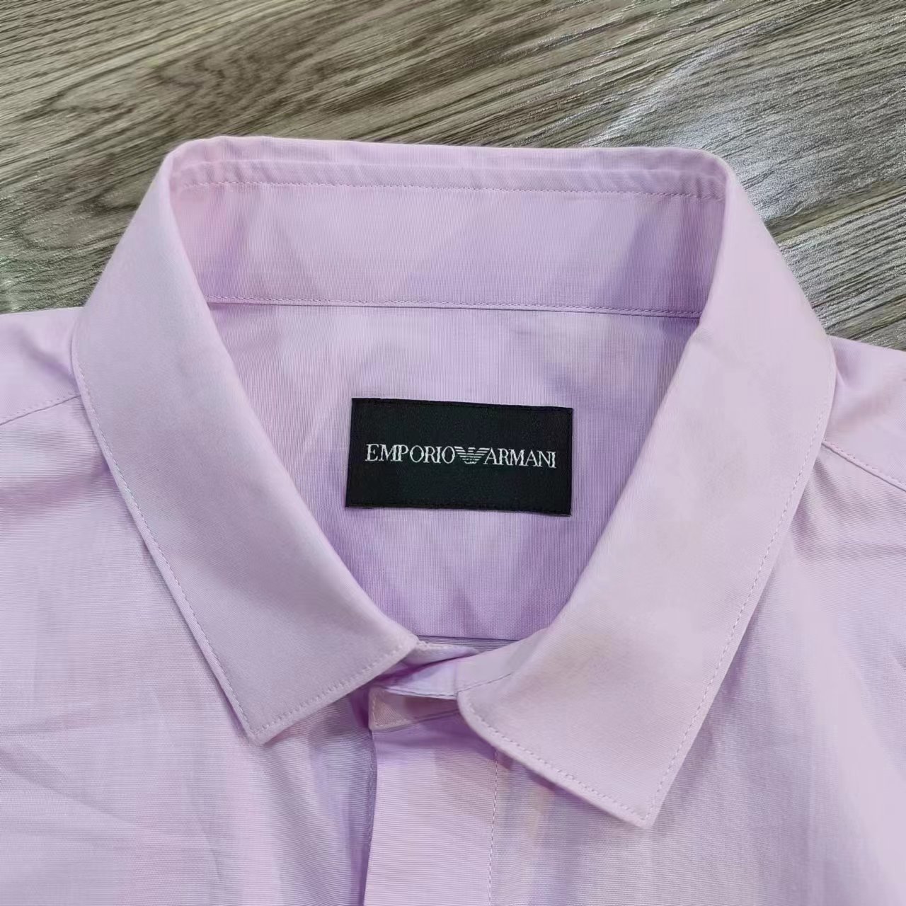 Emporio Armani  Slim Fit Long Sleeve Shirt Purple 01CC20-01C68-800 圖 4
