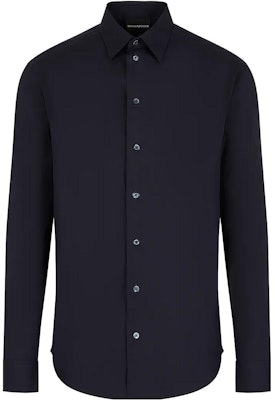 Emporio Armani 修身长袖纯色纽扣衬衫 H41SM0-010F4-1923 Buy Emporio Armani 修身长袖纯色纽扣衬衫 H41SM0-010F4-1923