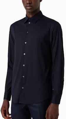 Emporio Armani 修身长袖纯色纽扣衬衫 H41SM0-010F4-1923 Details for Emporio Armani 修身长袖纯色纽扣衬衫 H41SM0-010F4-1923