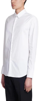EMPORIO ARMANI Slim Fit Kemeja Putih Lengan Panjang Butang Depan. 01C35-T0130-C100 Details for EMPORIO ARMANI Slim Fit Kemeja Putih Lengan Panjang Butang Depan. 01C35-T0130-C100