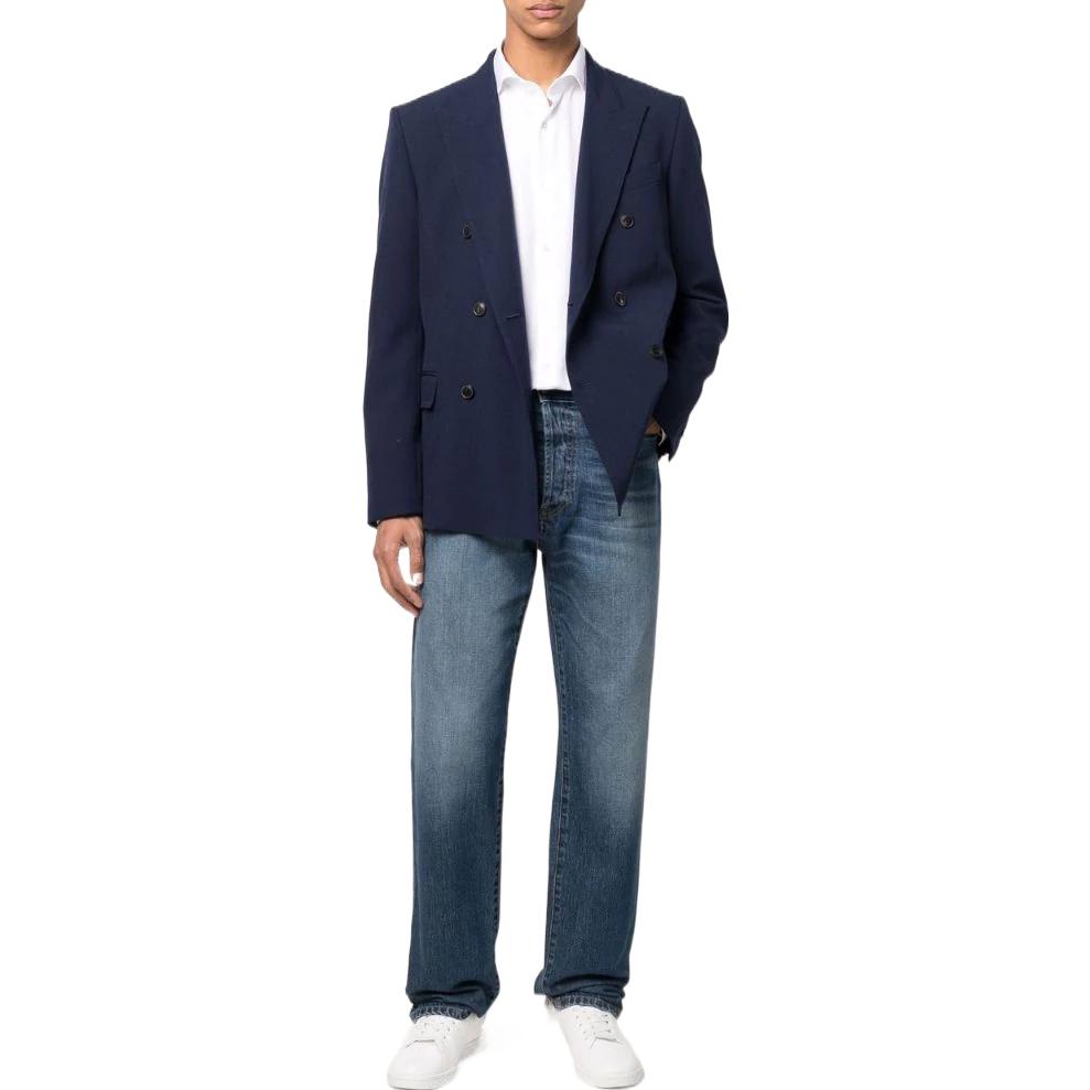 Details for Emporio Armani Slim Fit Kemeja Lengan Panjang Putih SS22 Polos Button-Down. 8N1CD4-1NB1Z-0100