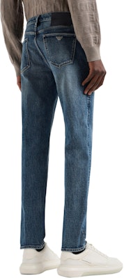 安普里奥·阿玛尼 修身低腰长款牛仔裤 蓝色洗水 6D1J75-1DTSZ-0942 Purchase 安普里奥·阿玛尼 修身低腰长款牛仔裤 蓝色洗水 6D1J75-1DTSZ-0942