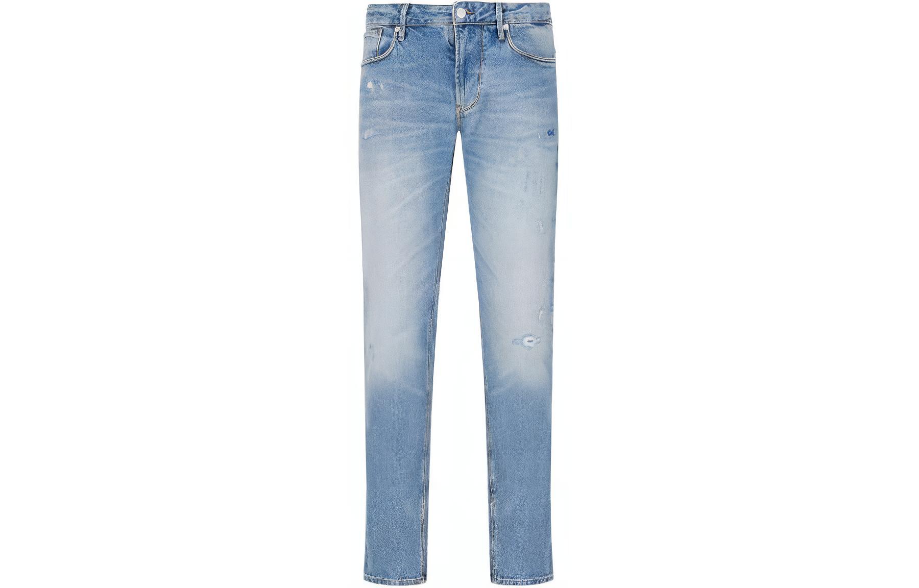 Emporio Armani  Slim Fit Low Waist Straight Leg Jeans Light Blue 3D1J06-1D06Z-0943 圖 2