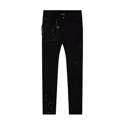 Emporio Armani Slim Fit Mid-Rise Black Denim Jeans. 3G1J10-1D3EZ-0005