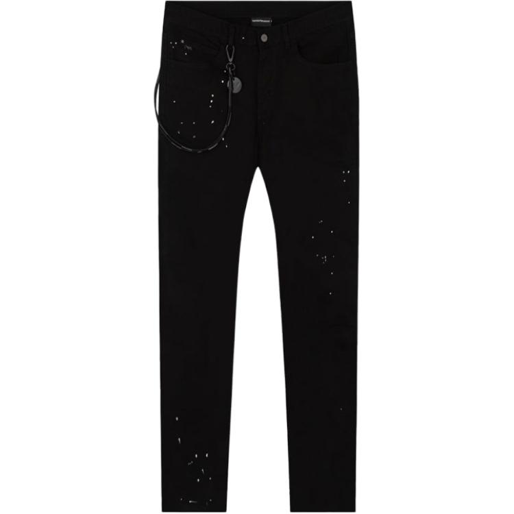 Emporio Armani  Slim Fit Mid-Rise Black Denim Jeans. 3G1J10-1D3EZ-0005 圖 2