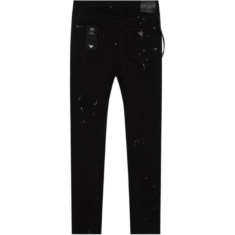 Emporio Armani  Slim Fit Mid-Rise Black Denim Jeans. 3G1J10-1D3EZ-0005 圖 3
