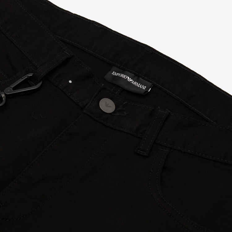 Emporio Armani  Slim Fit Mid-Rise Black Denim Jeans. 3G1J10-1D3EZ-0005 圖 5