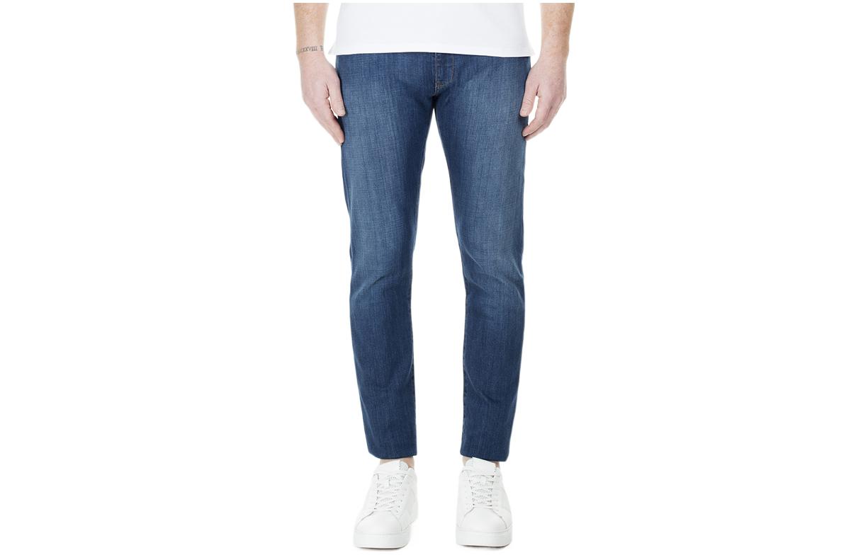 Emporio Armani  Slim Fit Mid-Rise Blue Denim Jeans. 6G1J10-1DLRZ-0942