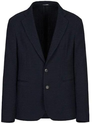 EMPORIO ARMANI 修身单排扣西装外套 海军蓝 FW22 H31G37-C1056-1920 Buy EMPORIO ARMANI 修身单排扣西装外套 海军蓝 FW22 H31G37-C1056-1920