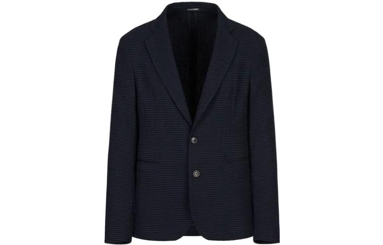 Order EMPORIO ARMANI 修身单排扣西装外套 海军蓝 FW22 H31G37-C1056-1920