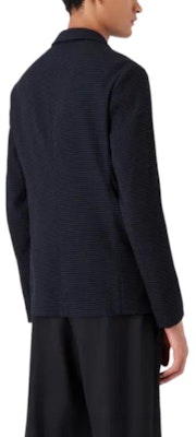 EMPORIO ARMANI 修身单排扣西装外套 海军蓝 FW22 H31G37-C1056-1920 Shop EMPORIO ARMANI 修身单排扣西装外套 海军蓝 FW22 H31G37-C1056-1920