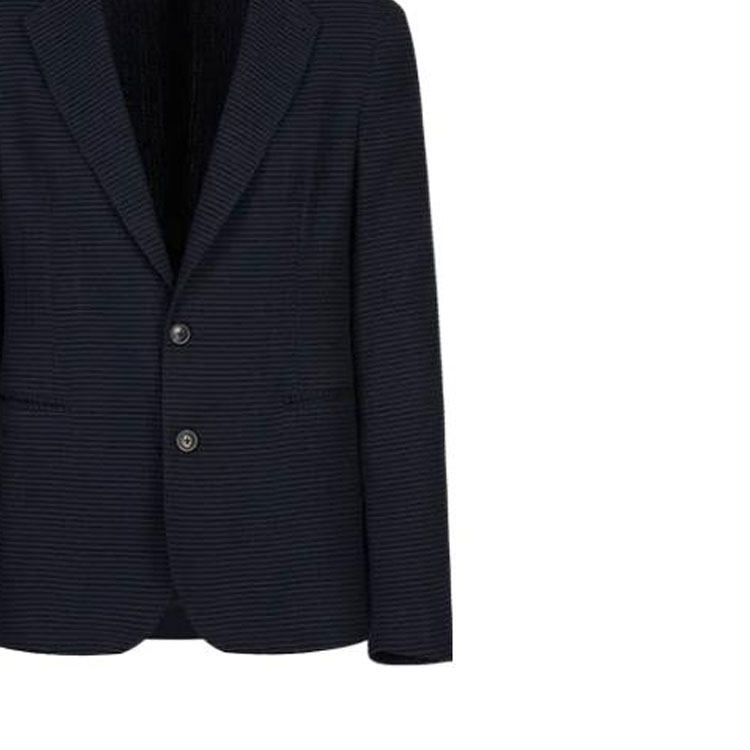 Sizing EMPORIO ARMANI 修身单排扣西装外套 海军蓝 FW22 H31G37-C1056-1920