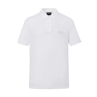 Emporio Armani Slim Fit Solid Logo Polo Shirt 3L1FFZ-1JUVZ-0101
