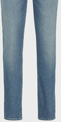 EMPORIO ARMANI 修身直筒藍色牛仔褲搭配標誌印花與前扣設計 6R1J06-1D05Z-10942 Sizing EMPORIO ARMANI 修身直筒藍色牛仔褲搭配標誌印花與前扣設計 6R1J06-1D05Z-10942