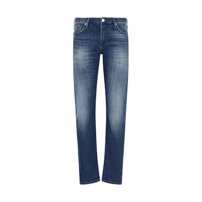 Emporio Armani Slim Fit Washed Denim Jeans. 3R1J06-1D0CZ-0942
