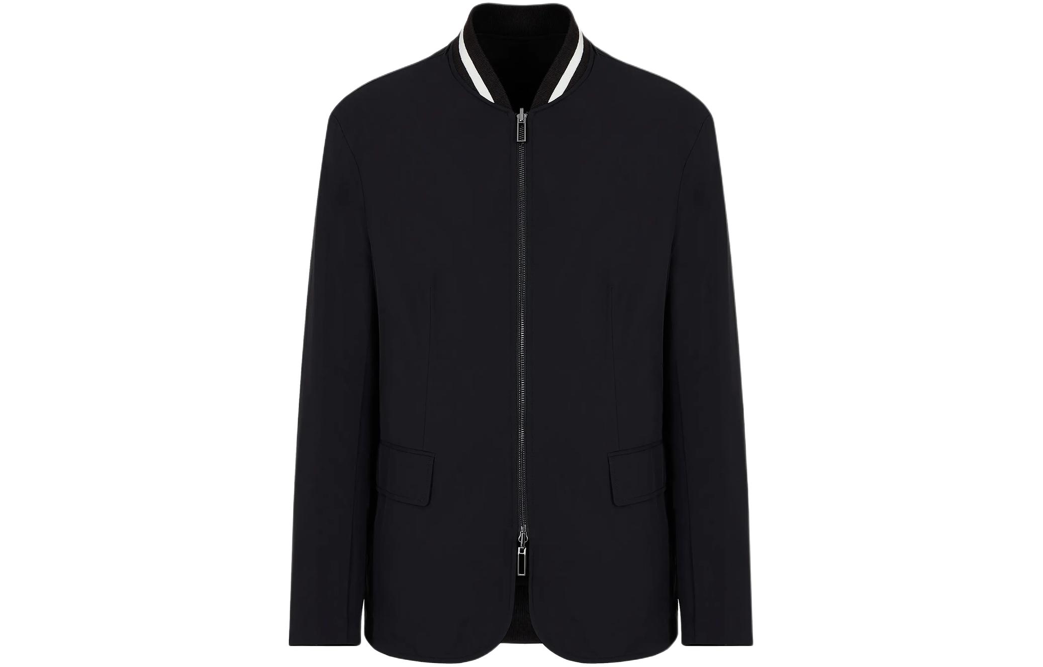 Emporio Armani  Slim Fit Zip-Up Jacket Black 6R1G74-1NFVZ-0999