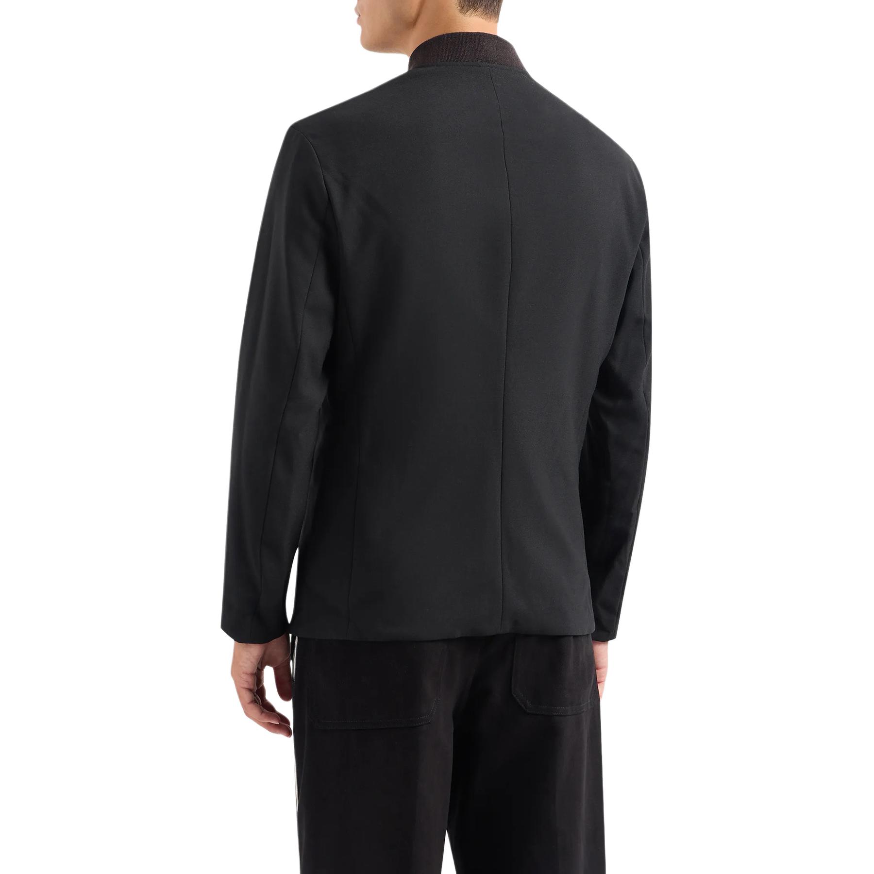 Emporio Armani  Slim Fit Zip-Up Jacket Black 6R1G74-1NFVZ-0999 圖 4