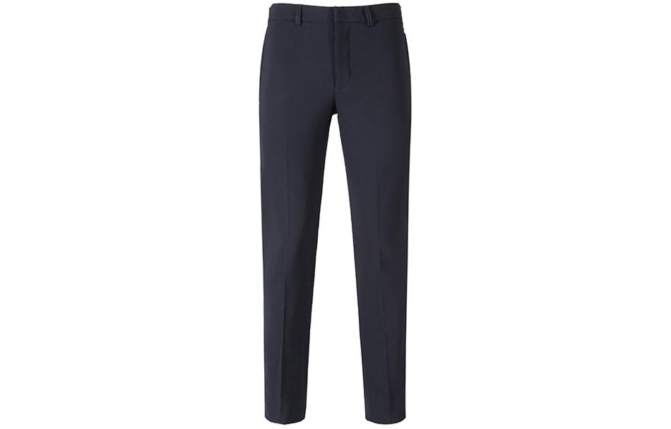 Emporio Armani  Slim Fit Zip Straight Trousers Black Navy. H41P68-01506-922