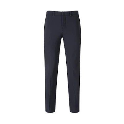 Emporio Armani Slim Fit Zip Straight Trousers Black Navy. H41P68-01506-922
