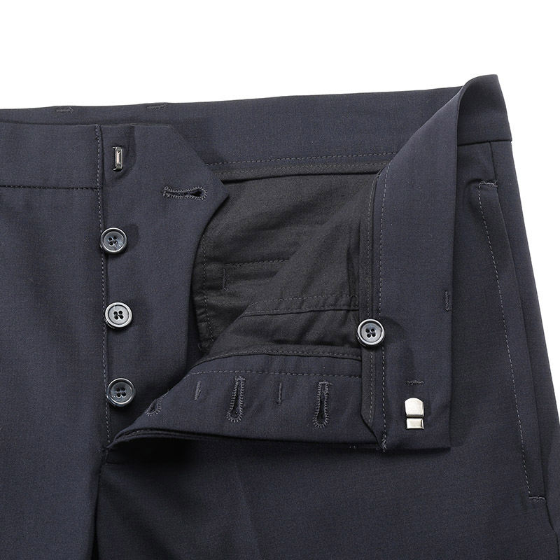 Sizing Emporio Armani 修身直筒拉鍊長褲 黑色深藍色 H41P68-01506-922