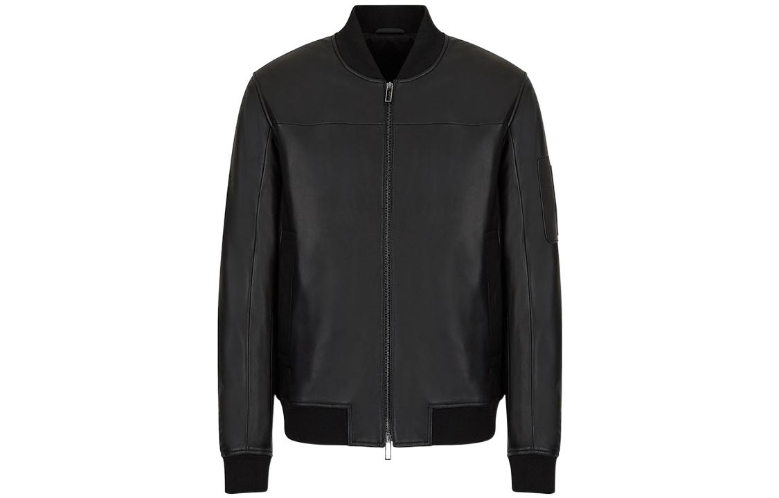 Emporio Armani  Solid Black Casual Zip Jacket B1R08P-B1P08-1999 圖 2