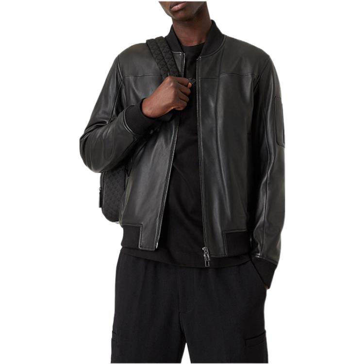 Emporio Armani  Solid Black Casual Zip Jacket B1R08P-B1P08-1999 圖 3