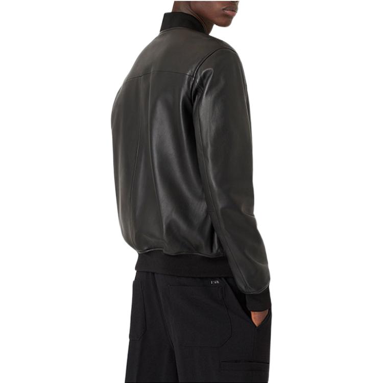 Emporio Armani  Solid Black Casual Zip Jacket B1R08P-B1P08-1999 圖 4