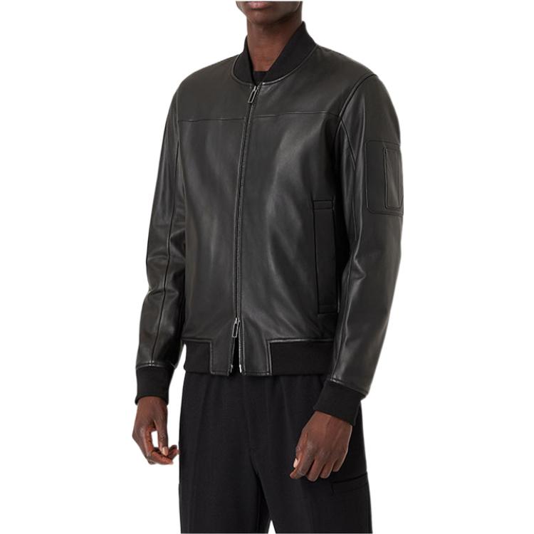 Emporio Armani  Solid Black Casual Zip Jacket B1R08P-B1P08-1999 圖 5