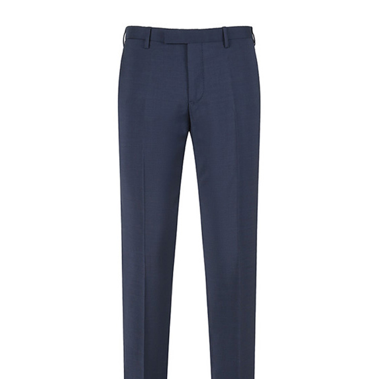 Details for EMPORIO ARMANI  Solid Button Zip Casual Suit Pants - Dark Blue. D41P0M-01502-919