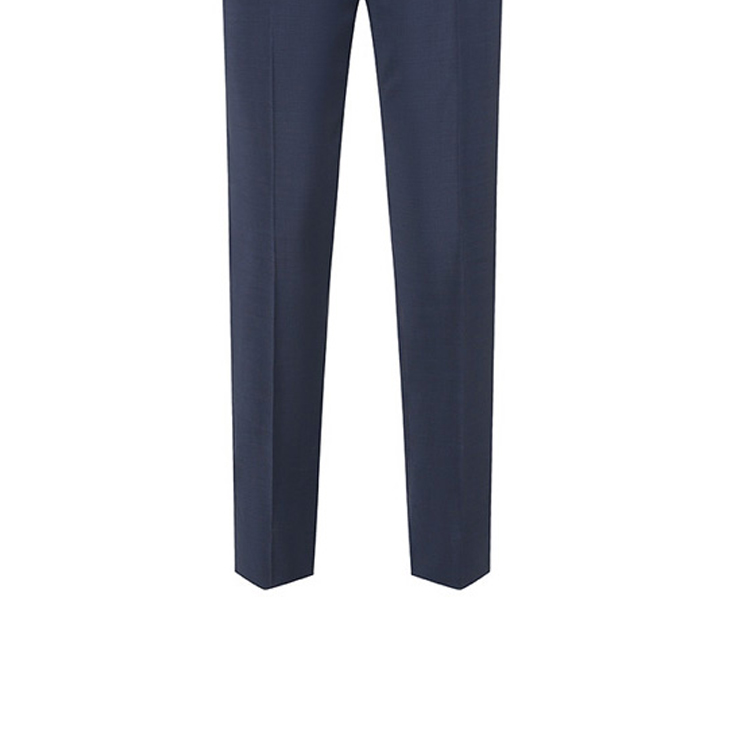 Sizing EMPORIO ARMANI  Solid Button Zip Casual Suit Pants - Dark Blue. D41P0M-01502-919