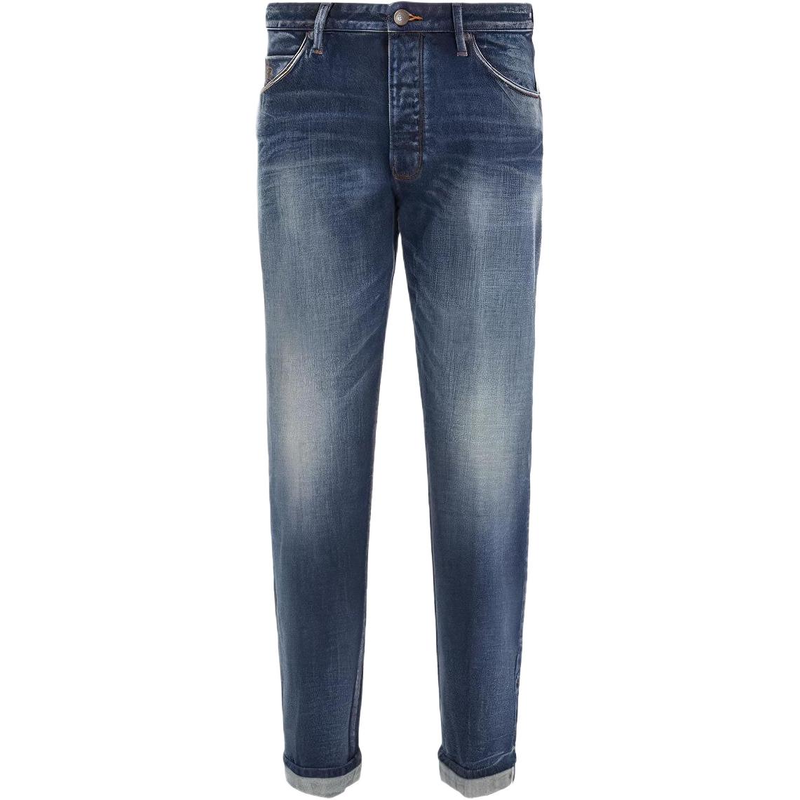 EMPORIO ARMANI  Solid Casual Jeans in Mid Blue 6R1J691-DQTZ1-0942