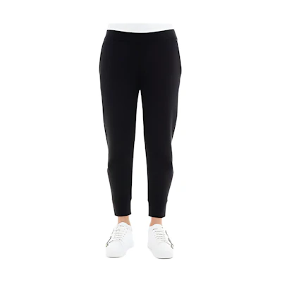 Emporio Armani Solid Color Casual Elastic Knit Jogger Pants. 3G1PM6-1JHSZ-0999