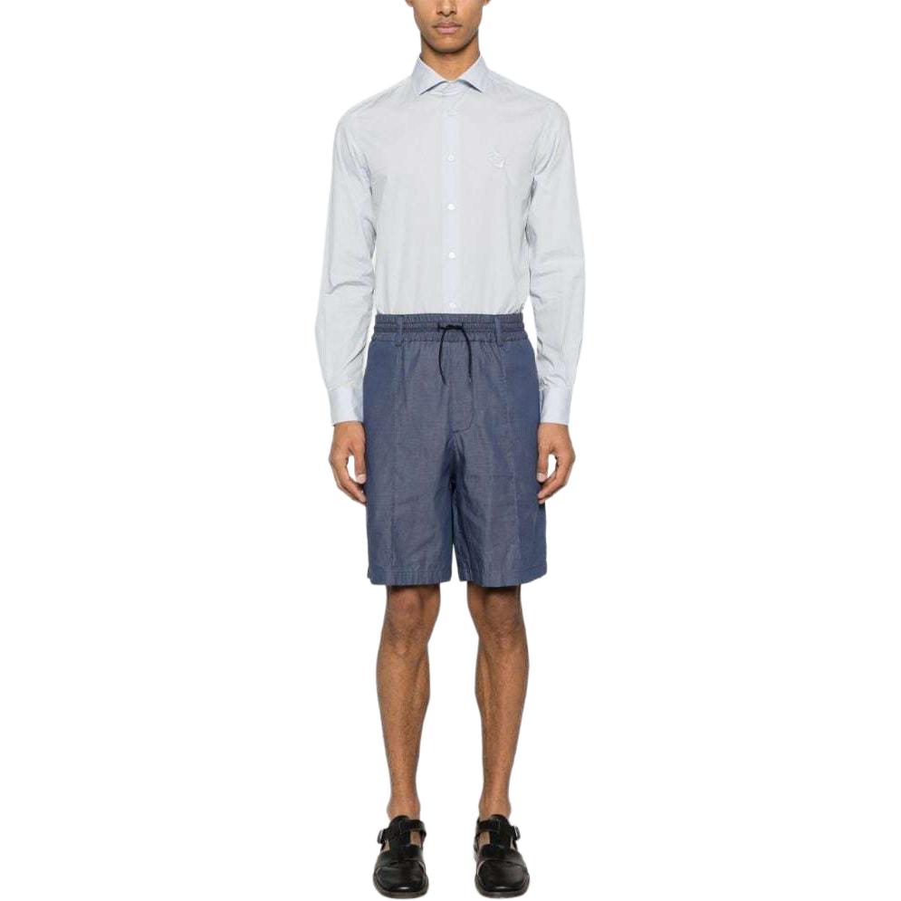 Lookbook Emporio Armani Seluar Pendek Kasual Warna Biru SS24. 3D1PH7-1DAAZ-0941