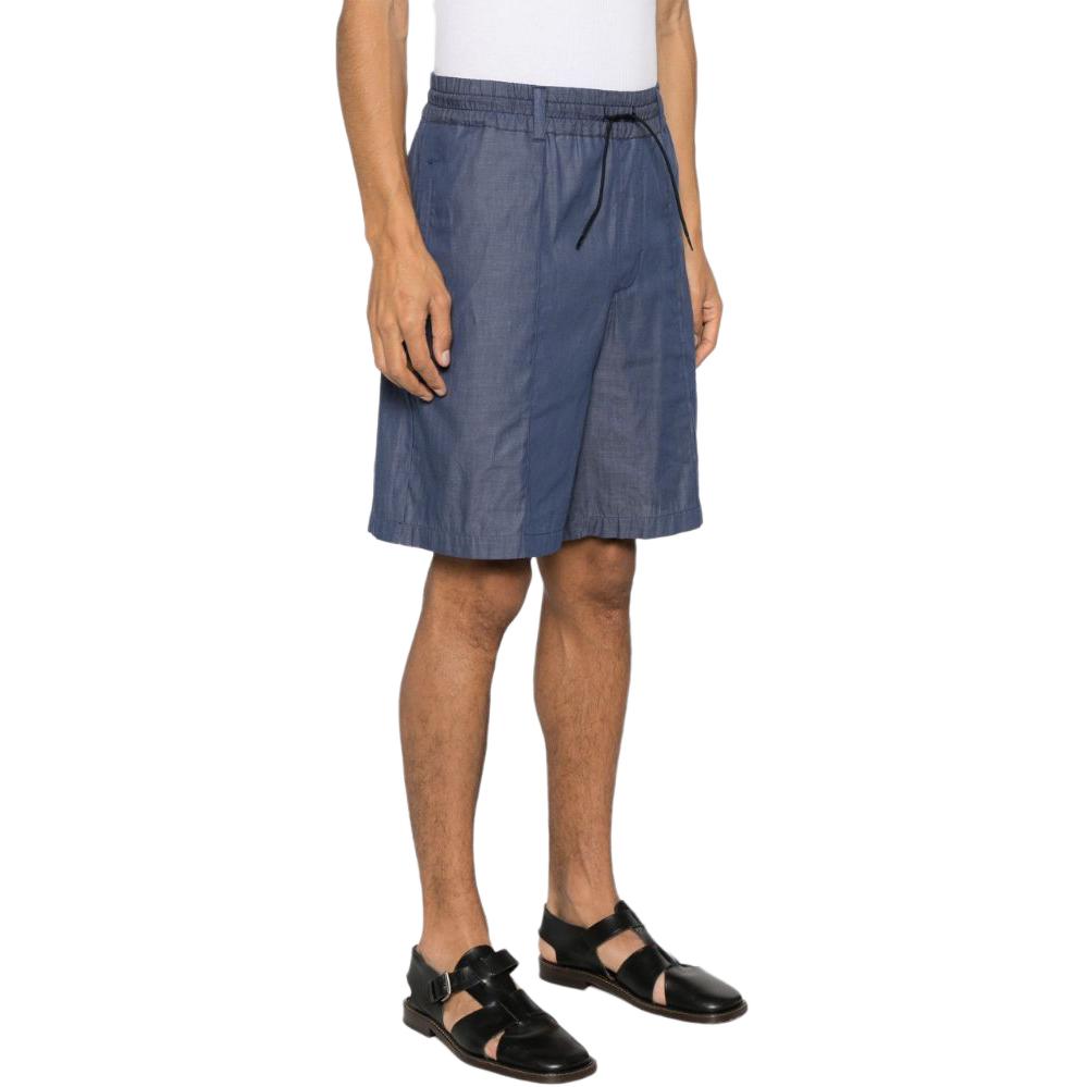 Purchase Emporio Armani Seluar Pendek Kasual Warna Biru SS24. 3D1PH7-1DAAZ-0941