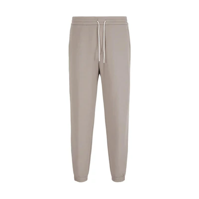 EMPORIO ARMANI Solid Color Drawstring Jogger Knit Sweatpants. 3D1P68-1JHSZ-10650