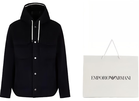 EMPORIO ARMANI 素色連帽長袖外套夾克 - 藍色 6R1B94-1NMYZ-0920 Lookbook EMPORIO ARMANI 素色連帽長袖外套夾克 - 藍色 6R1B94-1NMYZ-0920