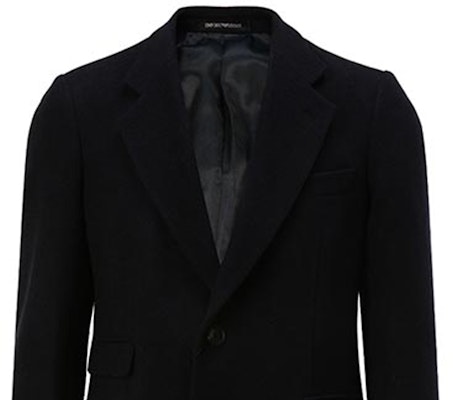 EMPORIO ARMANI 純色長袖外套 黑色 B1LCX0-B1904-922 Shop EMPORIO ARMANI 純色長袖外套 黑色 B1LCX0-B1904-922