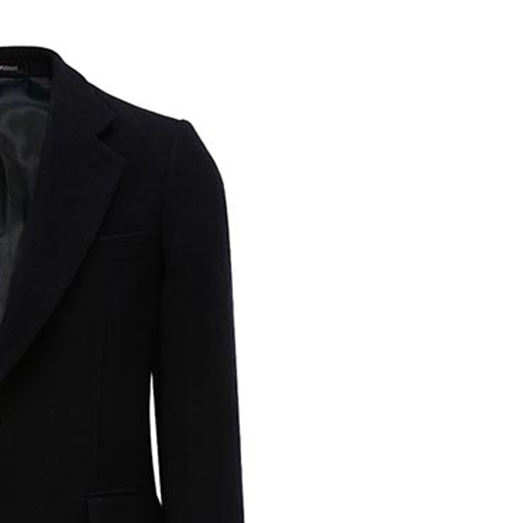 Purchase EMPORIO ARMANI 純色長袖外套 黑色 B1LCX0-B1904-922