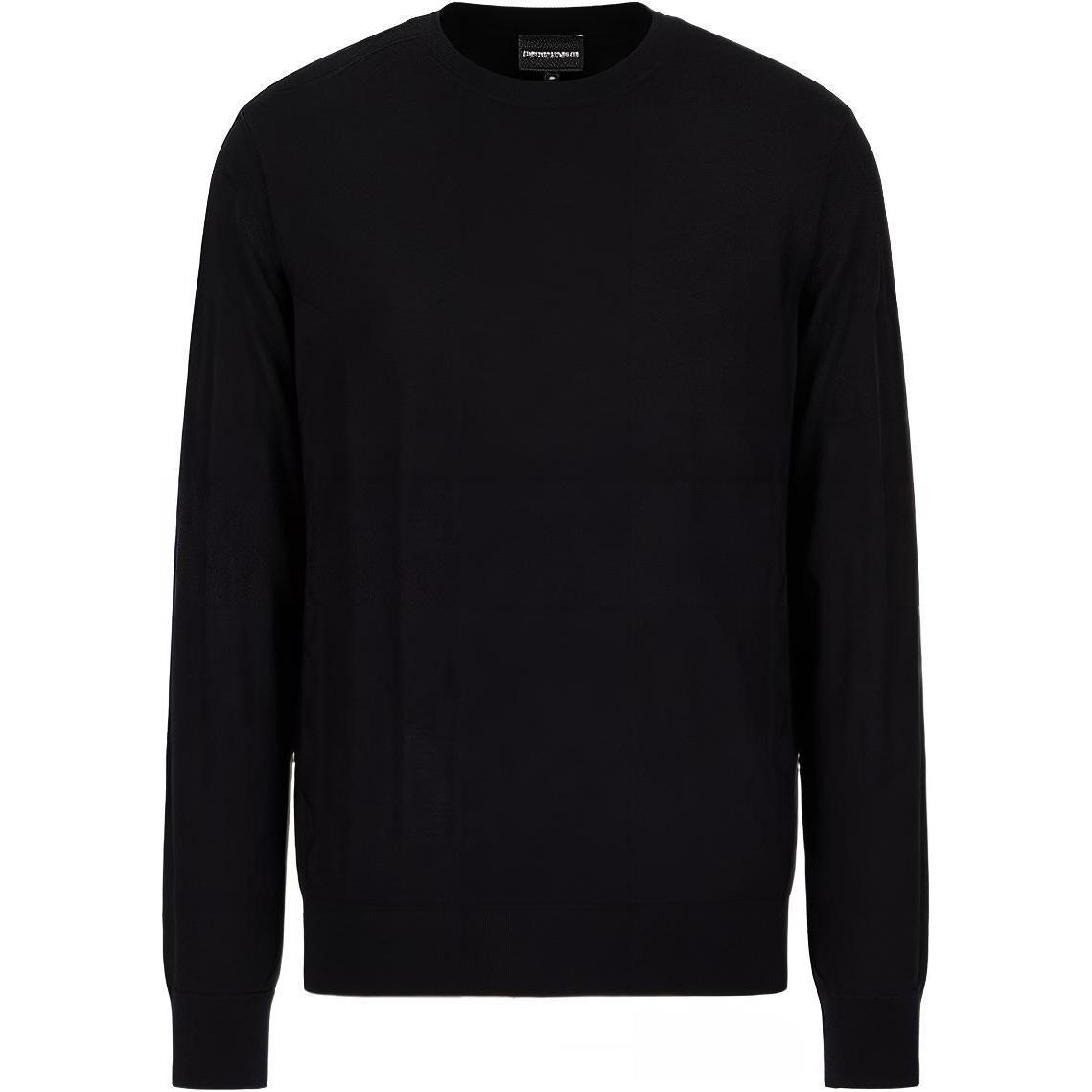 Emporio Armani  Solid Color Long Sleeve Crewneck Sweater. 6K1MXH-1MVTZ1-F914