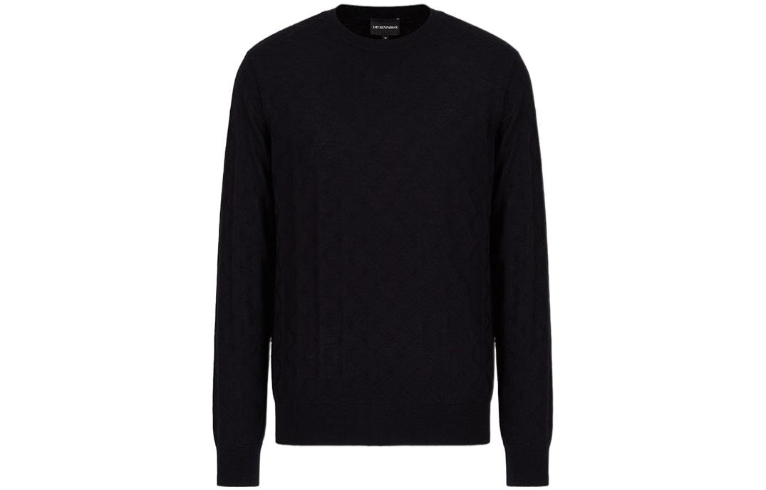 Order Emporio Armani Sweater Lengan Panjang Warna Polos Crewneck. 6K1MXH-1MVTZ1-F914