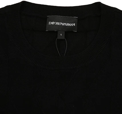 Emporio Armani Sweater Lengan Panjang Warna Polos Crewneck. 6K1MXH-1MVTZ1-F914 Cheap Emporio Armani Sweater Lengan Panjang Warna Polos Crewneck. 6K1MXH-1MVTZ1-F914