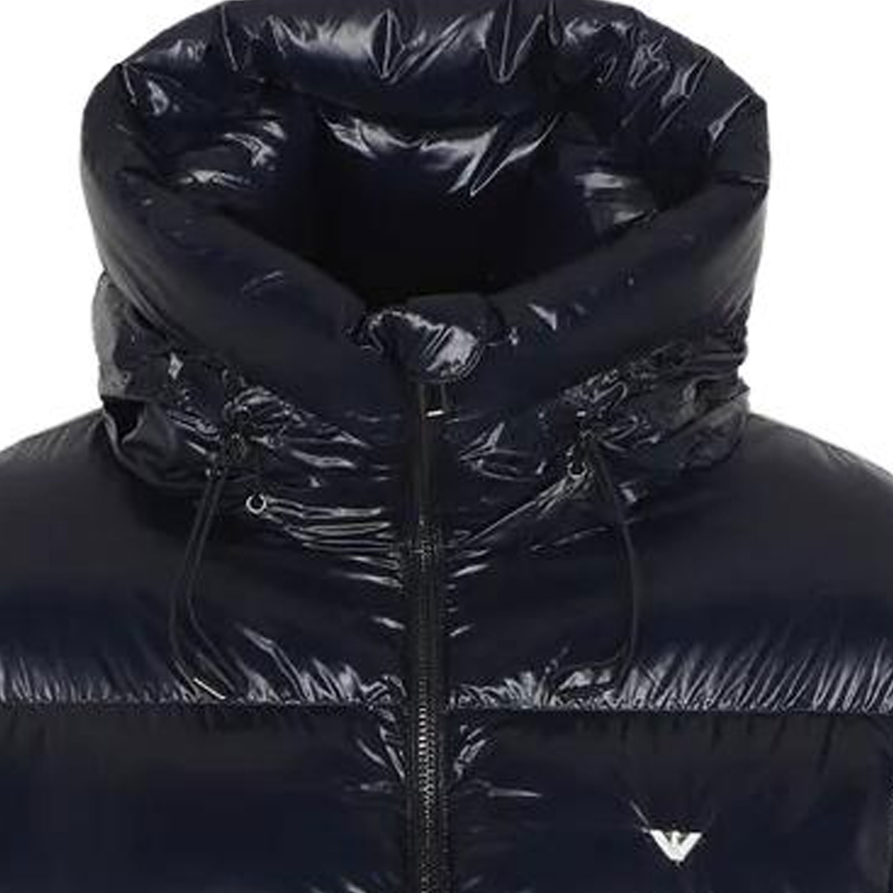 Emporio Armani  Solid Color Zip-Up Hooded Cotton Jacket 6R1B97-1NKZZ-10920 圖 3